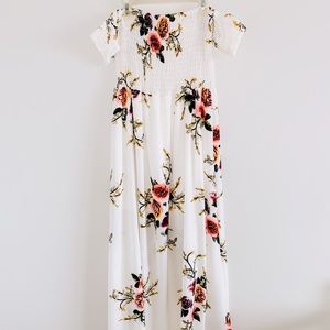 Photo session floral dress